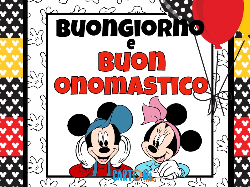 Buongiorno e buon onomastico