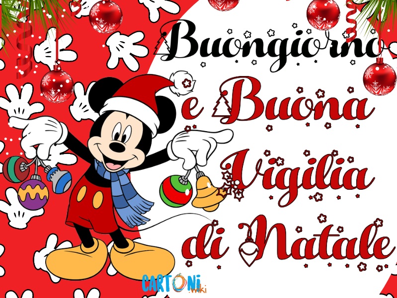 Buona Vigilia Di Natale.Buongiorno E Buona Vigilia Di Natale Cartoni Animati