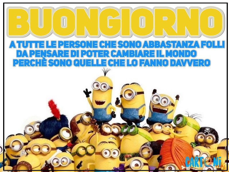 Buongiorno a tutte le persone