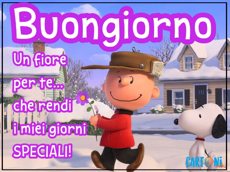 Buongiorno Un Fiore Per Te Cartoni Animati