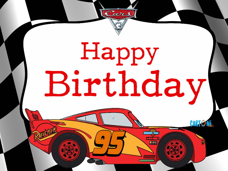 Cars 3 Happy Birthday