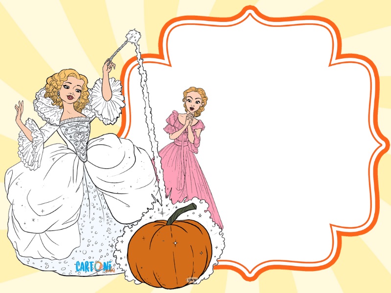 Cinderella party invitation