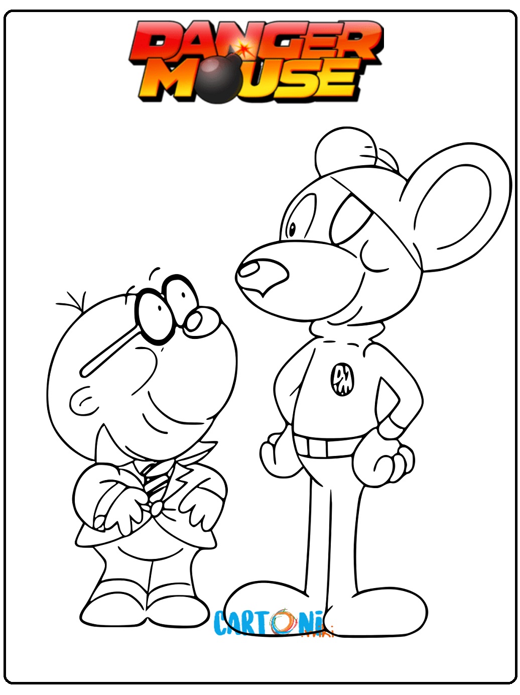 Danger Mouse coloring pages