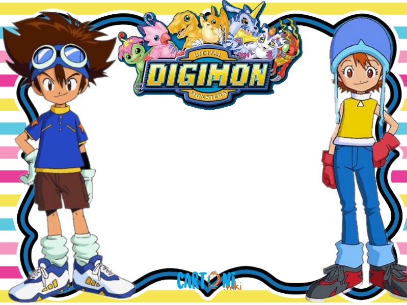Digimon party invitation maker