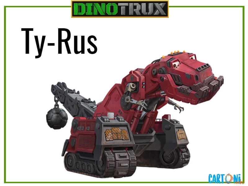 Dinotrux Ty-Rus characters cartoni animati personaggi canali tv bambini netflix super 