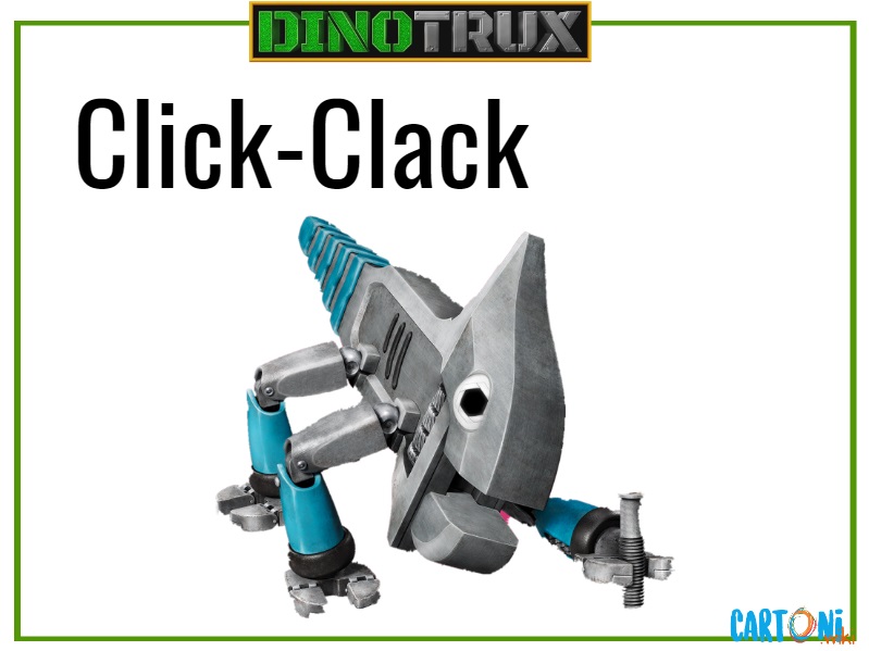 Dinotrux click-clack characters cartoni animati personaggi canali tv bambini netflix super 
