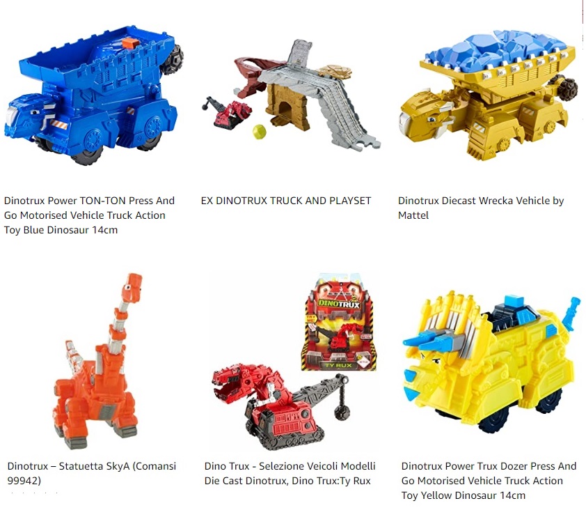 dinotrux giocattoli