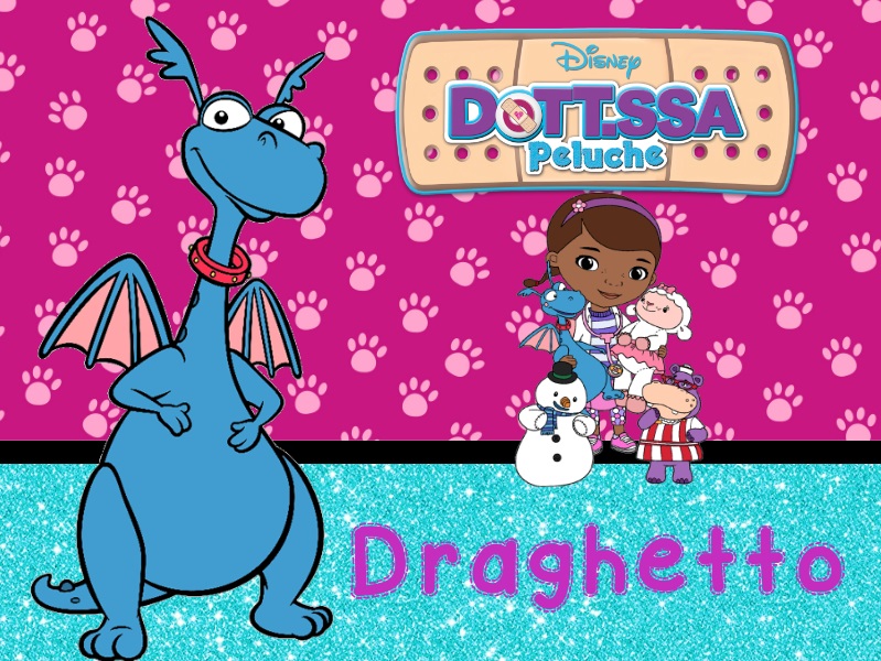 Draghetto giocattolo drago Dottoressa Peluche personaggi characters doc mcstuffins Dottie cartone animato cartoni animati Disney Junior