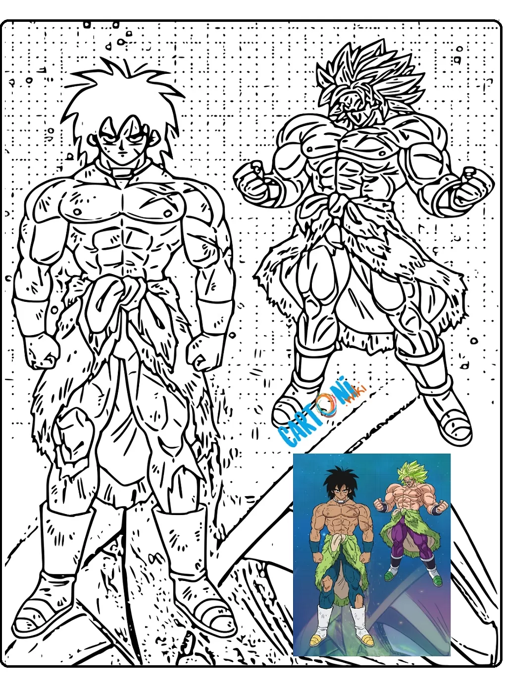 Dragon Ball Super Broly disegni da colorare
