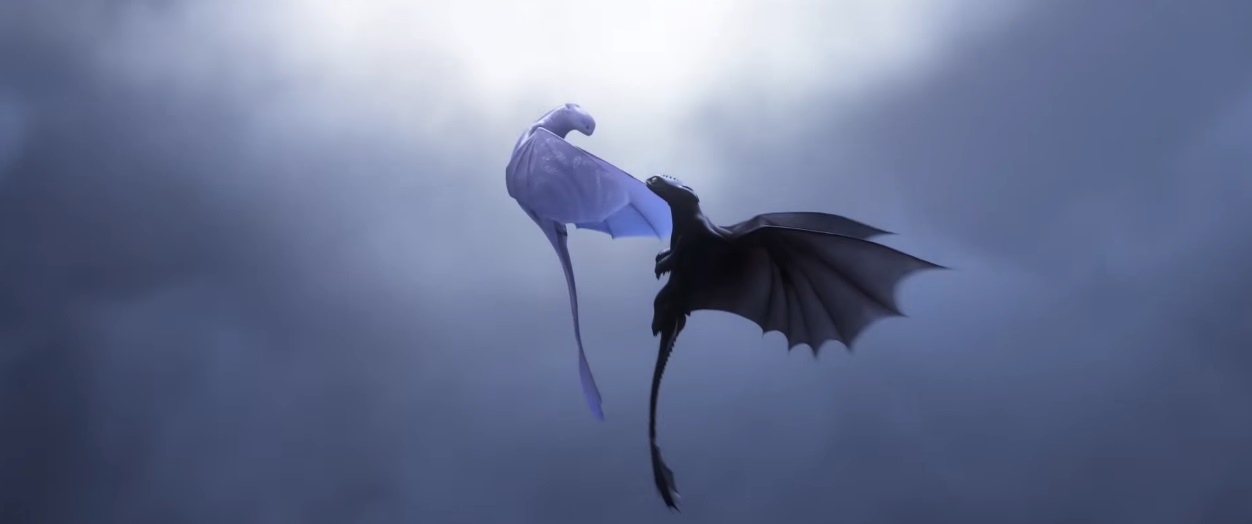 Corteggiamento draghi - Dragon Trainer il mondo nascosto - film di animazione 2019 - film Dreamworks - Draghi - How to Train Your Dragon: The Hidden World