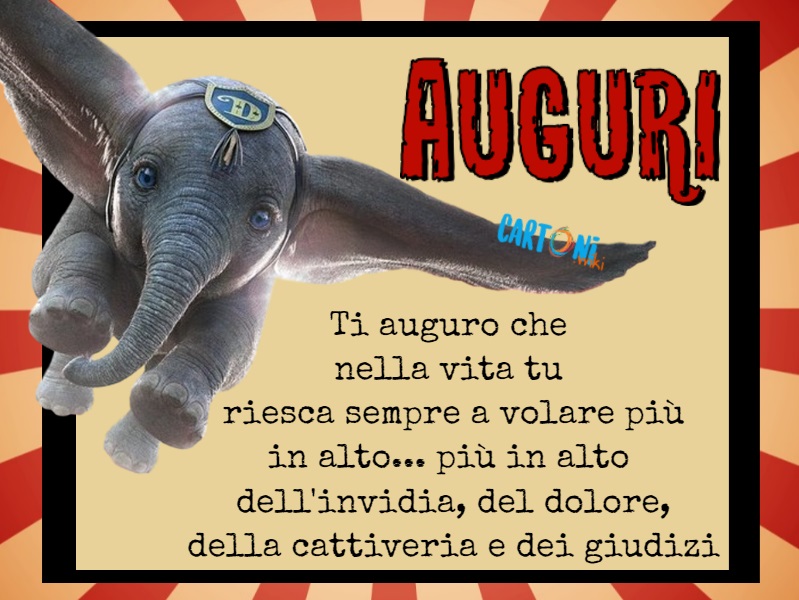 Biglietto di auguri Dumbo 