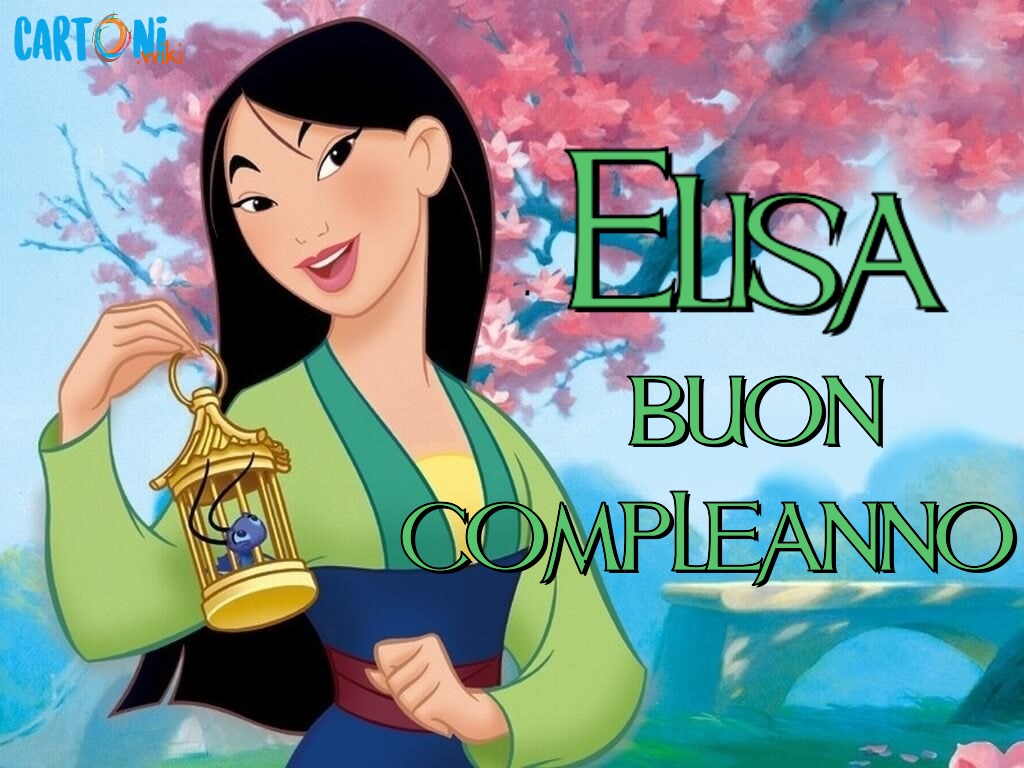 Elisa buon compleanno