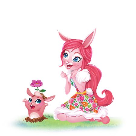 Enchantimals Bree Bunny e Twist cartoni animati serie web