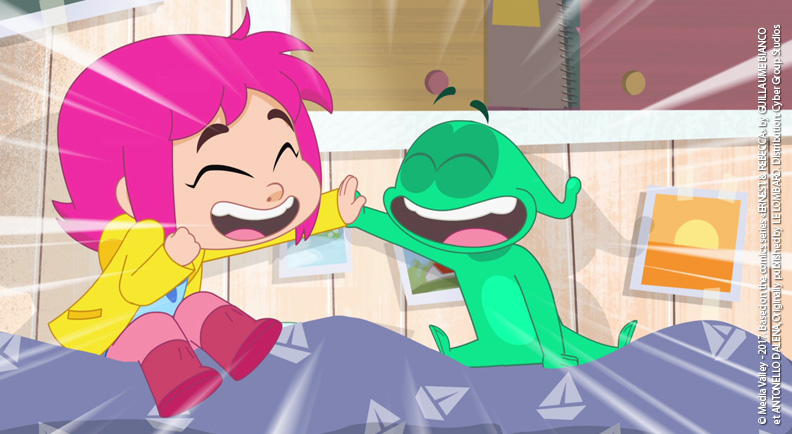 Ernest & Rebecca cartoni animati cyber studio microbo