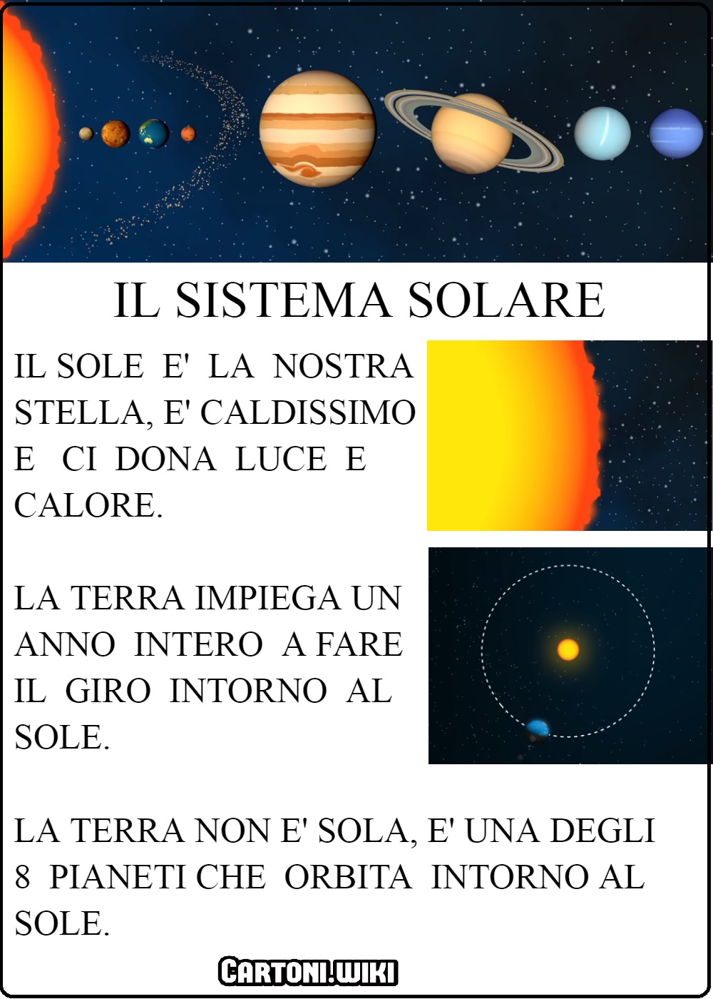 Il sistema solare