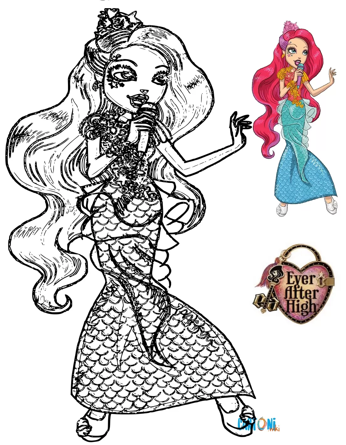 Colora Coral Witch di Ever After High