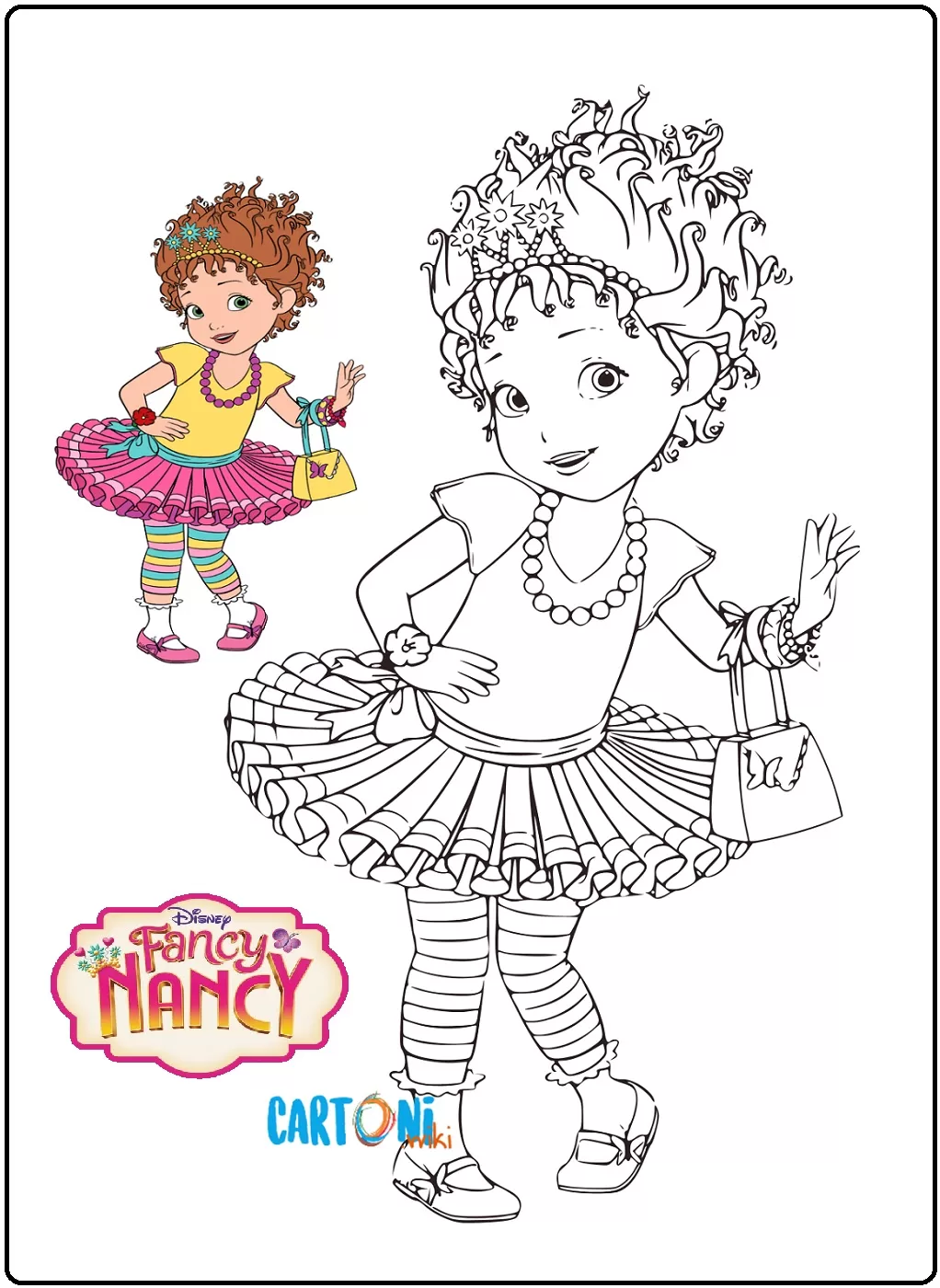 Fancy Nancy disegni da colorare
