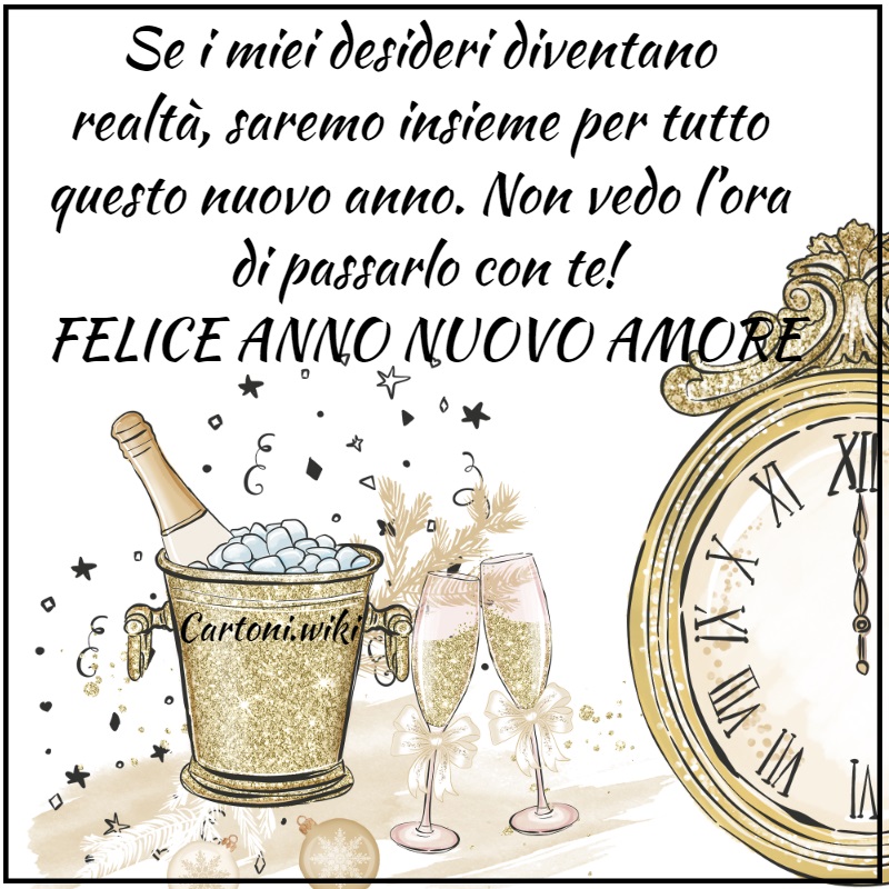 Felice anno nuovo amore