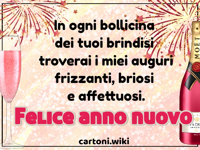 Auguri anno nuovo amico