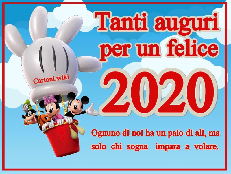 Tanti auguri per un felice 2020