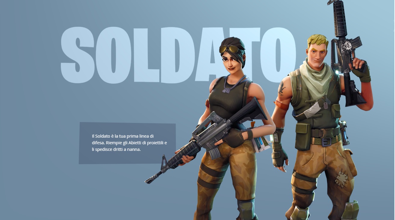 Fortnite gli eroi giocatori skin soldato chi sono?