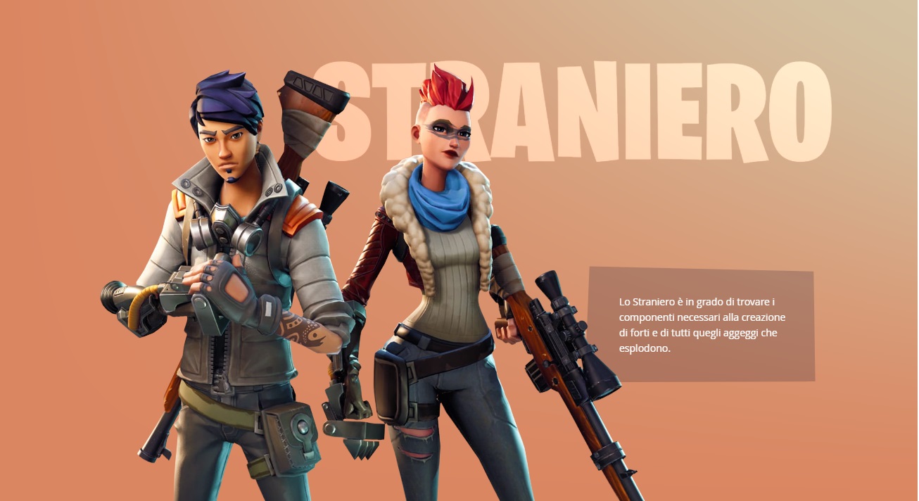 Fortnite gli eroi giocatori skin straniero chi sono?