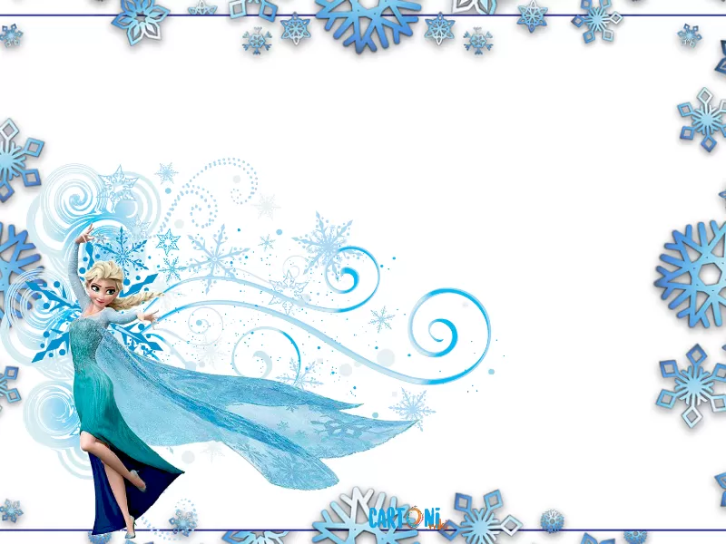 Frozen Elsa Stampa biglietto auguri