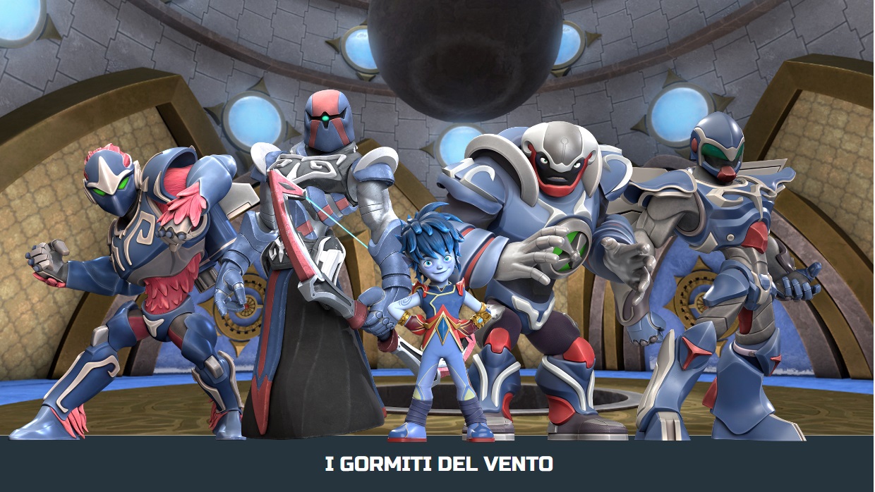 Gormiti del vento personaggi cartone animato 2017 - rai gulp - rai yoyo - La regione del vento - cartoni animati