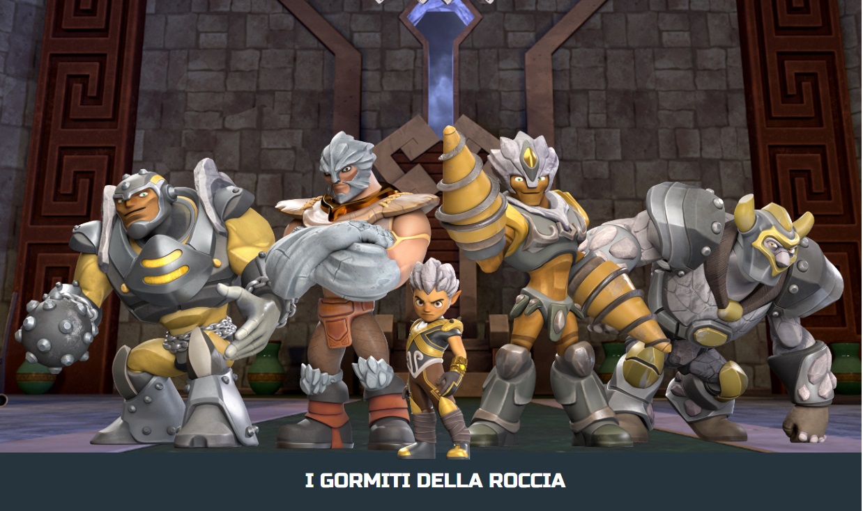 i gormiti della roccia