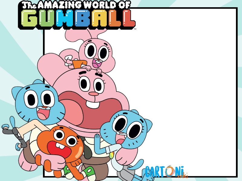 Invito festa compleanno Gumball