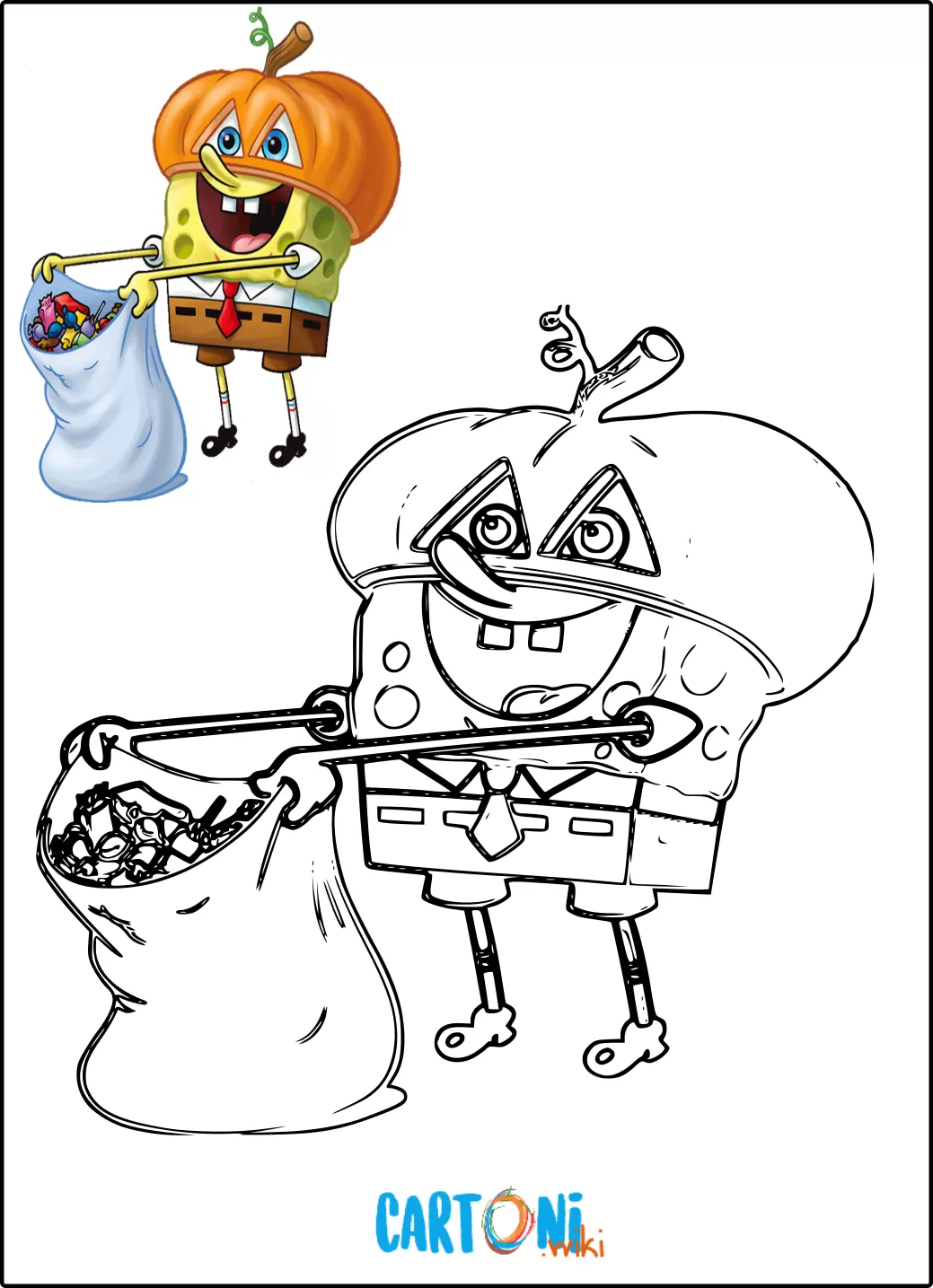 Halloween disegno Spongebob