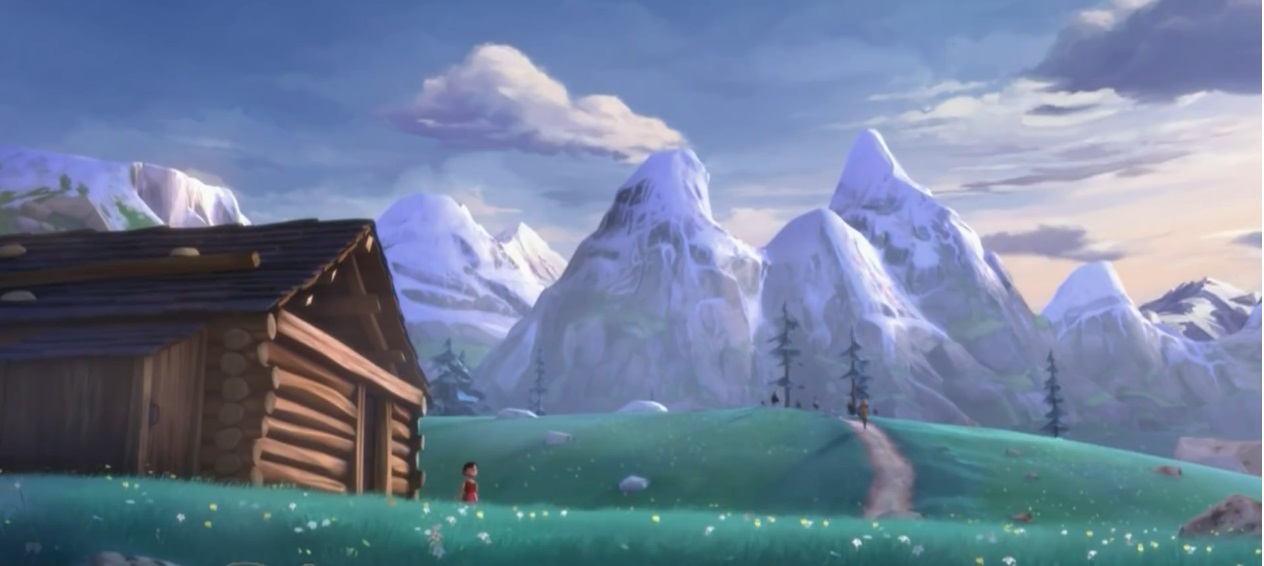 heidi le montagne 3d - cartoni animati - remake 