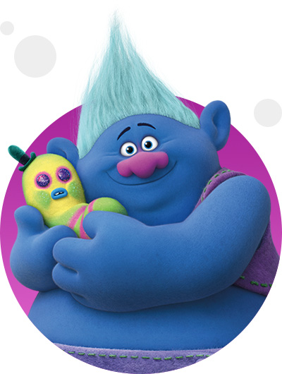 trolls dreamworks cartoni animati personaggi film danimazione personaggio Biggie