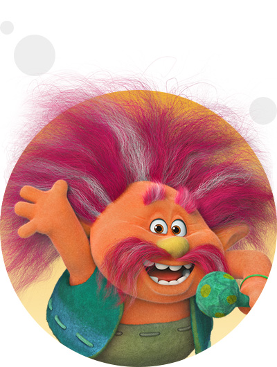 trolls dreamworks cartoni animati personaggi film danimazione personaggio Re King Peppy