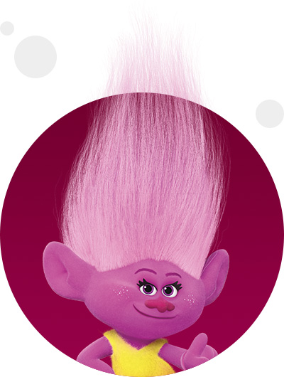 trolls dreamworks cartoni animati personaggi film danimazione personaggio Moxie Dewdrop