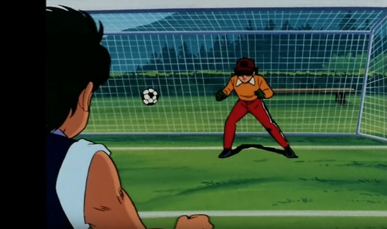Holly e Benji mark Lenders sfida Benji e segna un goal - Anime - Manga Capitan Tsubasa