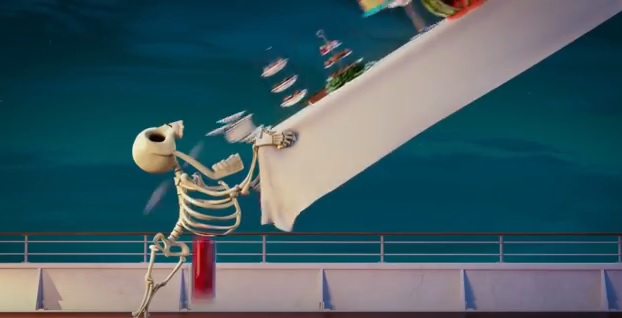 Hotel Transylvania 3 Una vacanza mostruosa - Film di animazione 2018 - Sony - Buffet a volont sulla corciera