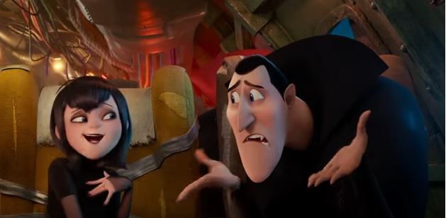 Hotel Transylvania 3 Gremlin Air aereo dei mostri - Mavis e Dracula a bordo