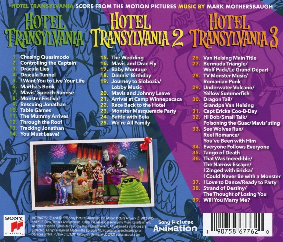 Hotel transylvania 3 original motion soundtrack music musica Its Party Time Sony Classic Mark Mothersbaugh