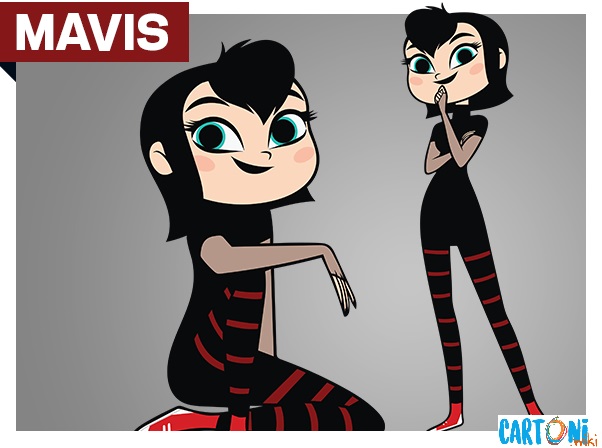 Mavis personaggio di Hotel Transylvania la serie cartone animato personaggi