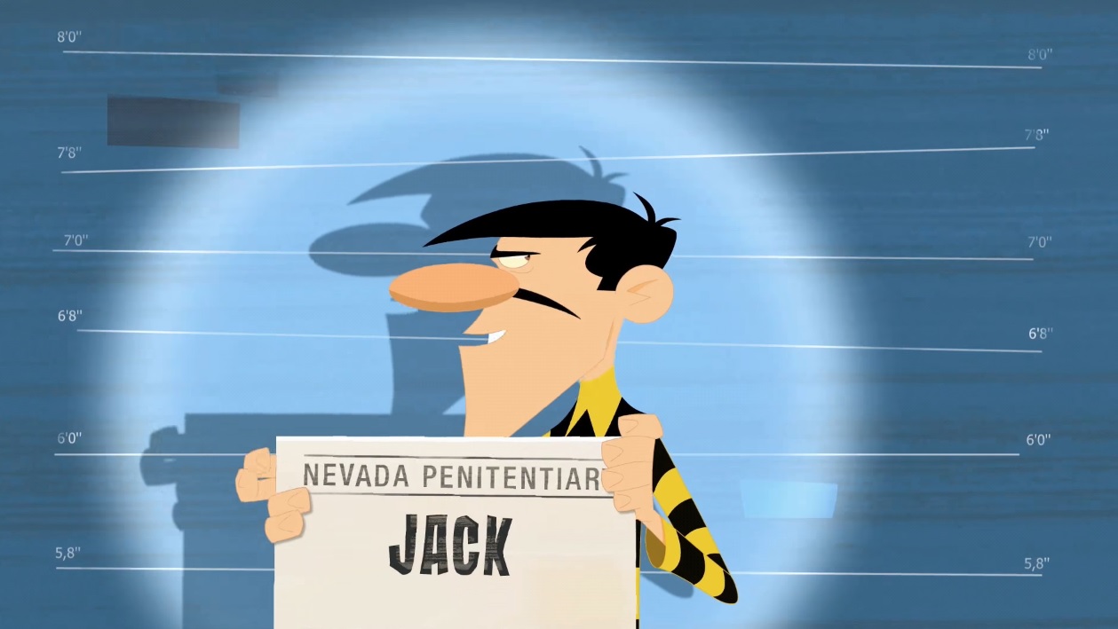 Jack I dalton Personaggi Joe il più basso cartoni animati  K2 Personaggi Les Dalton