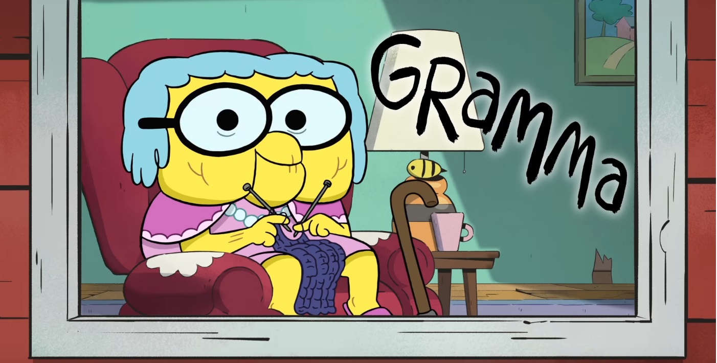 I greens in citt -Big City Greens - cartoni animati - personaggi Nonna - disney channel - disney Xd