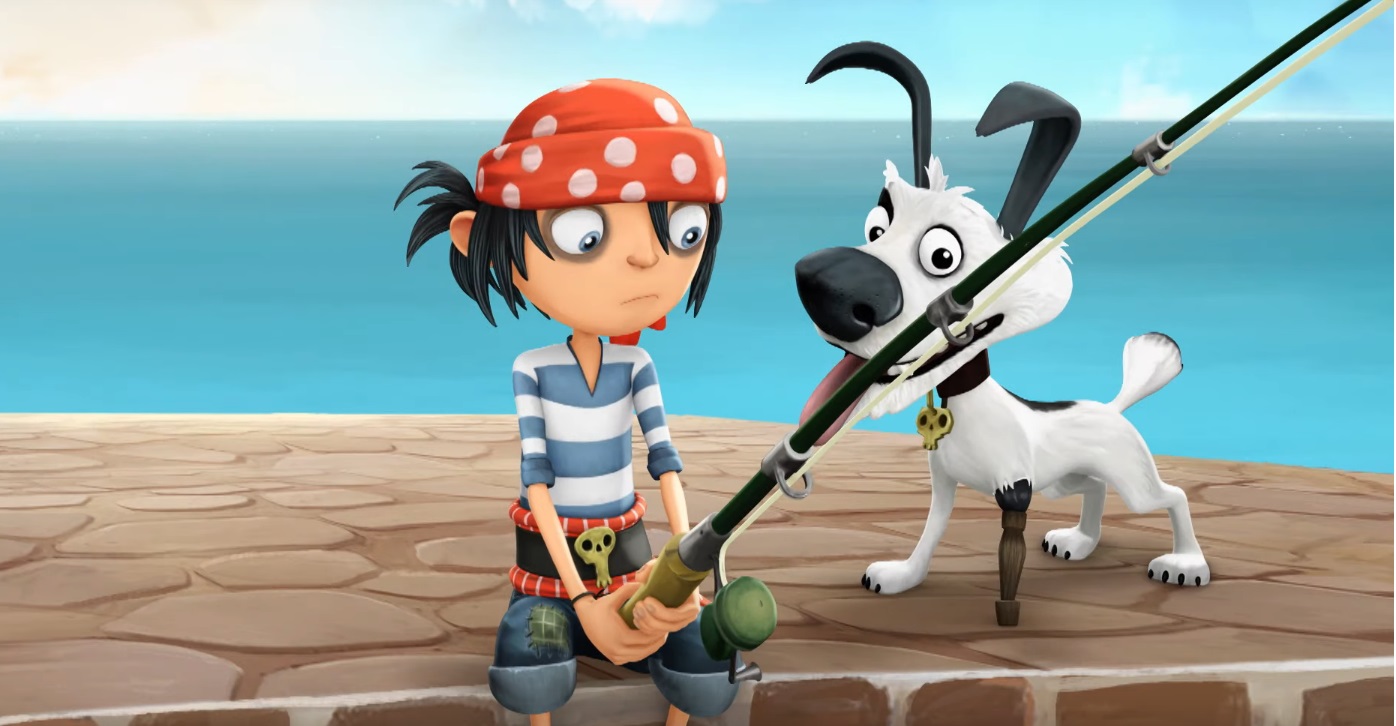 I pirati della porta accanto cartoni animati - the pirate the next door - rai gulp