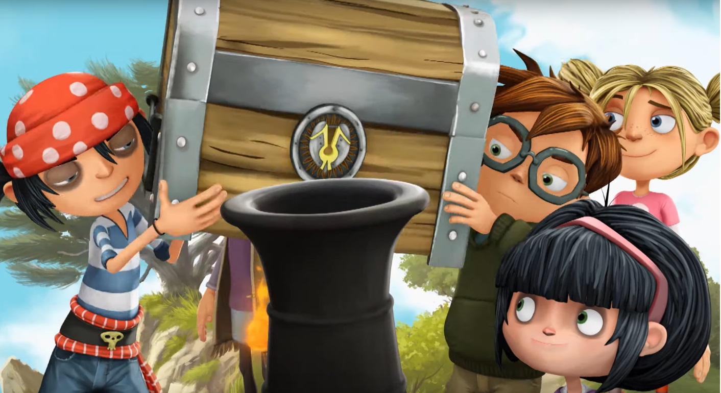 I pirati della porta accanto cartoni animati - the pirate the next door - personaggi