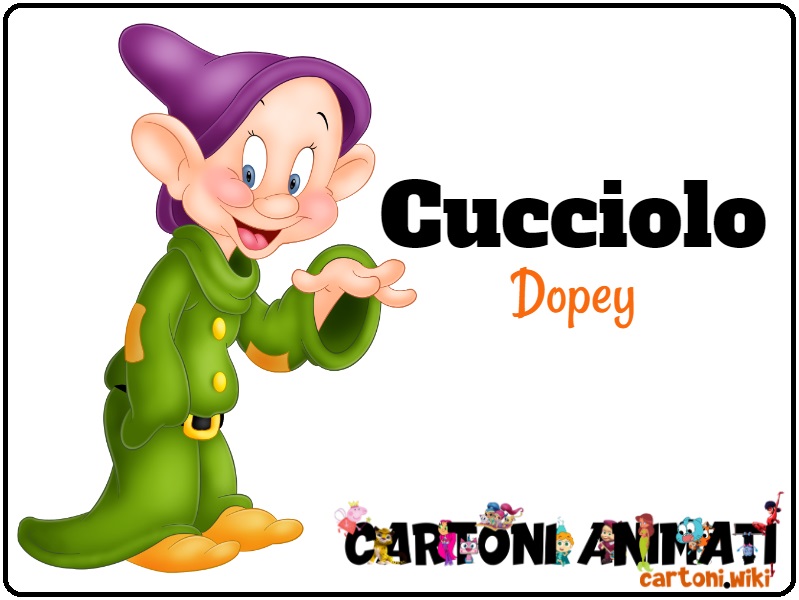 Cucciolo - I sette nani - Seven Dwarfs - Dopey