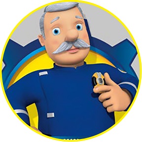 Sam il pompiere - Ufficiale di stazione Steel - cartoni animati - cartonito - personaggi fireman Sam - characters