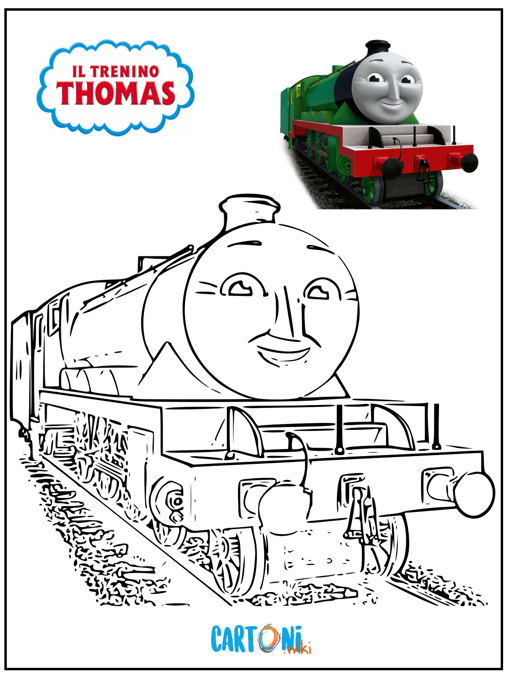 Disegni da colorare Il trenino Thomas