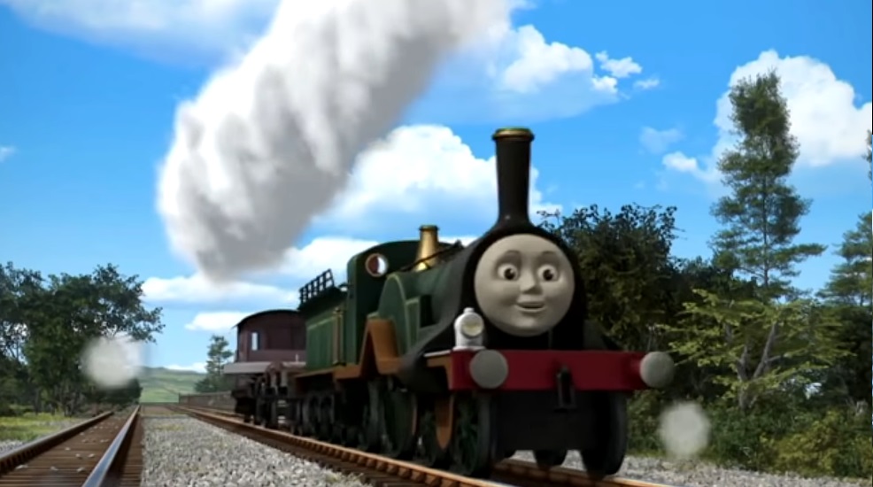 Il trenino Thomas personaggi Emily Locomotiva  - personaggio cartone animato il trenino Thomas - cartoni animati