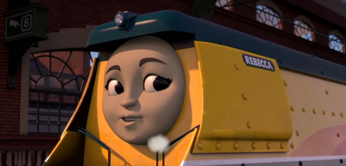 Il trenino Thomas personaggi Rebecca Locomotiva  - personaggio cartone animato il trenino Thomas - cartoni animati