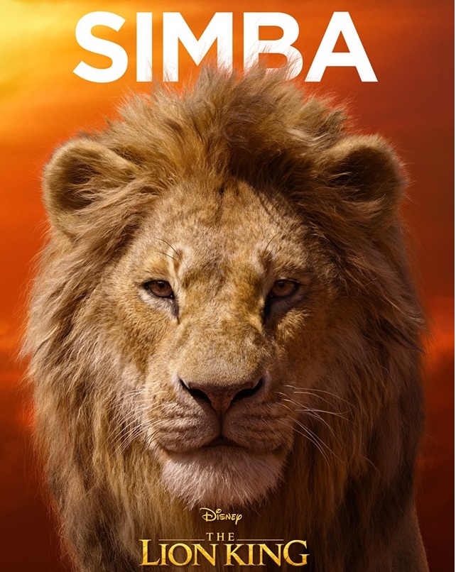 Il re leone film Disney 2019 - personaggi Simba